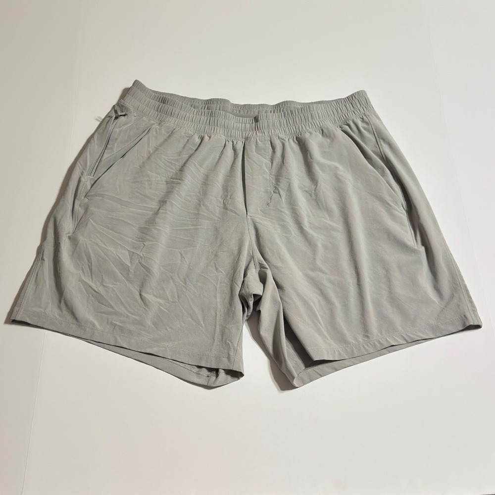 Lululemon Pace Breaker Lined Shorts 7" Grey Mens XL LM7B24S
